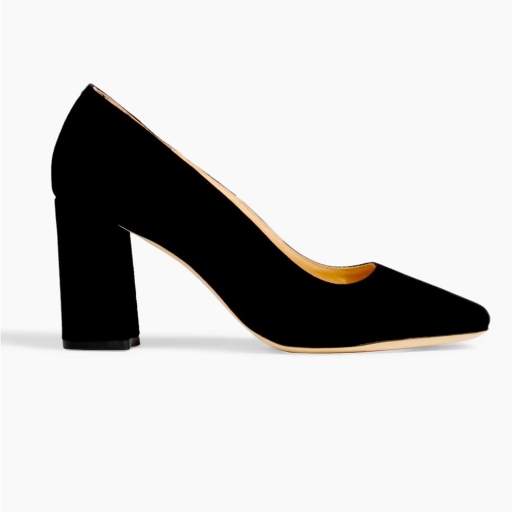NWT black suede Iris & Ink pumps